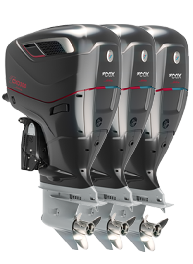 三俥(3 × CXO300) 白色 CXO300 柴油船外機
