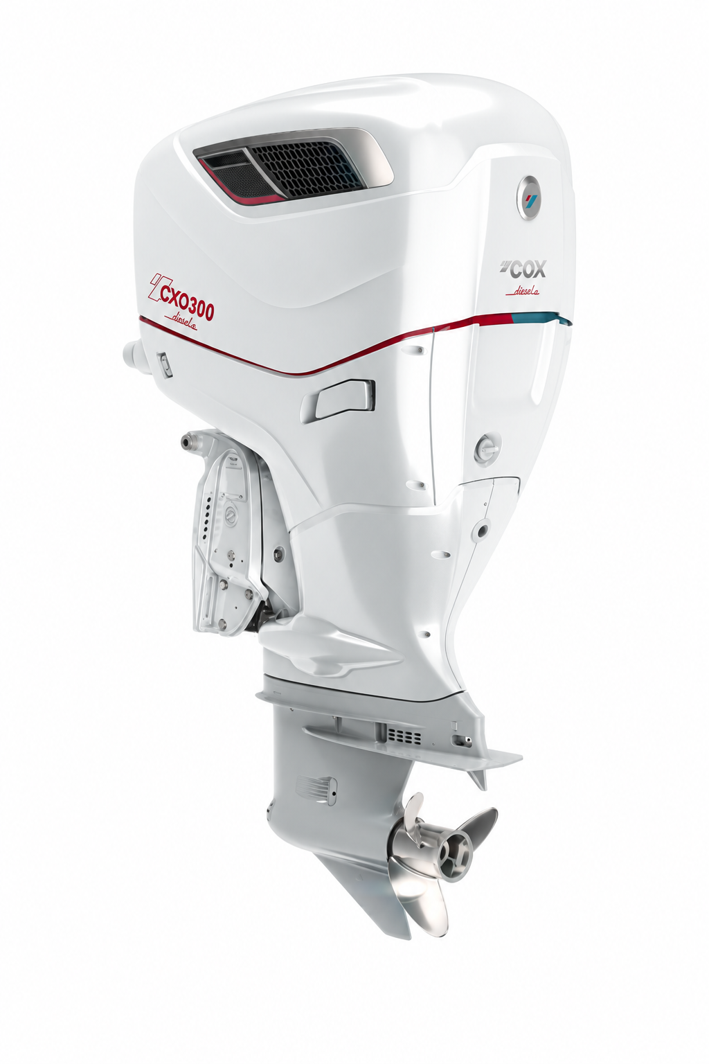 單俥(1 × CXO300) 白色 CXO300 柴油船外機